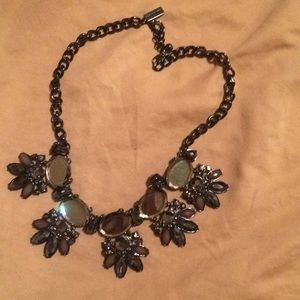Black and sparkle limited necklace